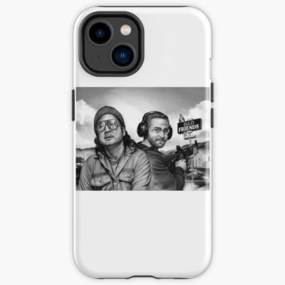 Bad Friends Podcast Retro Art Iphone Case