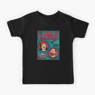 Bad Friends Unique Design Kids T-shirt