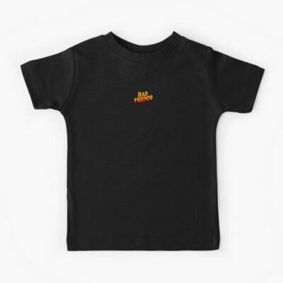 Bad Friends Logo Text Kids T-shirt