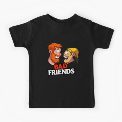Bad Friends Podcast Bobby Lee Andrew Santino Kids T-shirt