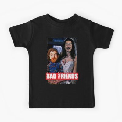 Santino & Bobby Lee Bad Friends Kids T-shirt