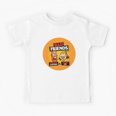 Bad Friends Funny Face Kids T-shirt