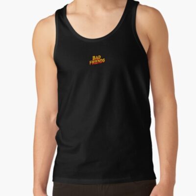 Bad Friends Logo Text Tank Top