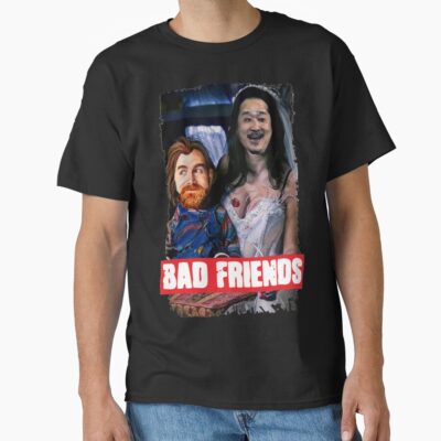 Santino & Bobby Lee Bad Friends T-shirt