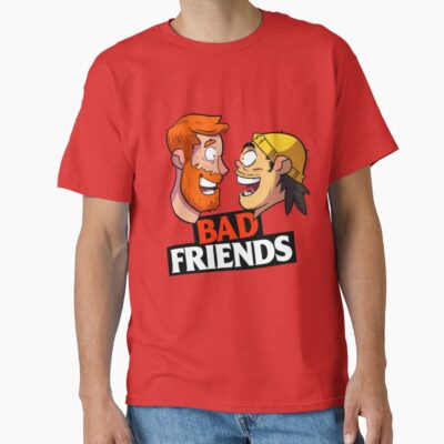 Bad Friends Podcast Bobby Lee Andrew Santino T-shirt