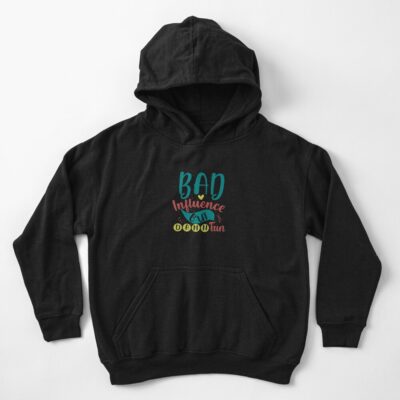 Bad Influence But Damn Fun Kids Hoodie