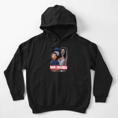 Santino & Bobby Lee Bad Friends Kids Hoodie