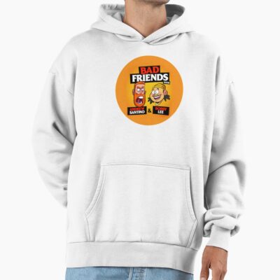 Bad Friends Funny Face Hoodie
