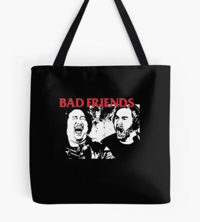 Bad Friends Black And White Tote Bag