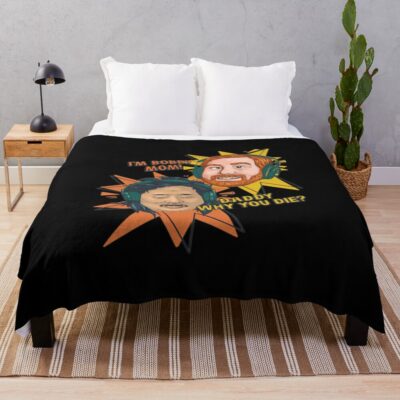 Bad Friends Santino & Bobby Face Throw Blanket