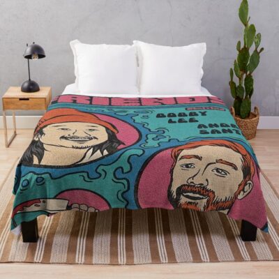 Santino & Bobby Bad Friends Throw Blanket