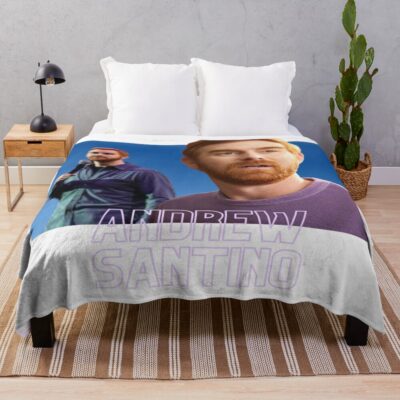 Andrew Santino Throw Blanket