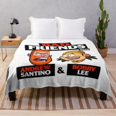 Tiger Belly Bad Friends Throw Blanket