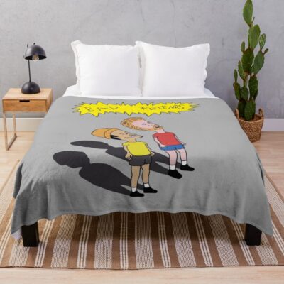 Bad Friends Andrew Santino And Bobby Lee Throw Blanket