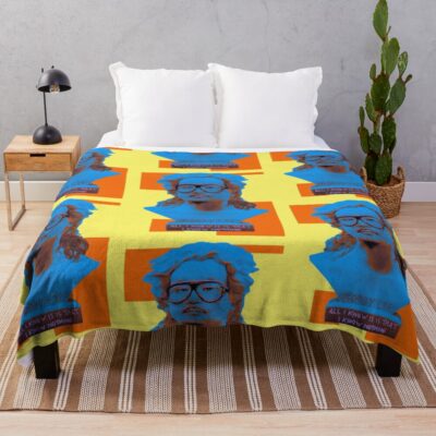 Colorful Bobby Lee Socrates Throw Blanket
