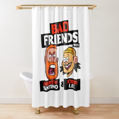 Tiger Belly Bad Friends Shower Curtain