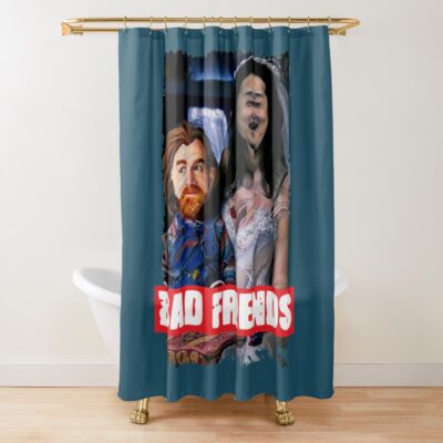 Bad Friends Hot Design Shower Curtain