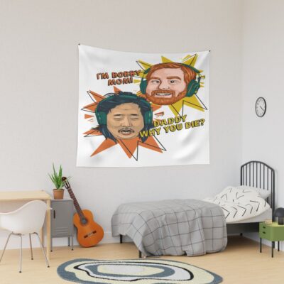 Funny Andrew Santino And Bobby Lee Tapestry