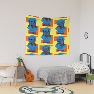 Colorful Bobby Lee Socrates Tapestry