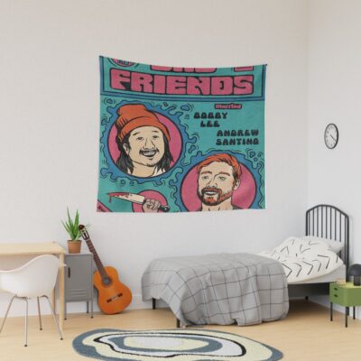 Santino & Bobby Bad Friends Tapestry